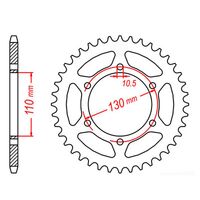 MTX 40 Tooth Rear Sprocket for Kawasaki GPZ 500/EX500R 2005
