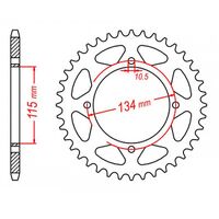 MTX 48 Tooth Rear Sprocket for Ducati 750 Indiana Custom 1987-1988