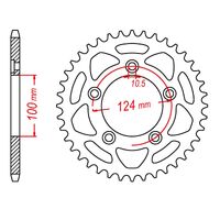 MTX 46 Tooth Rear Sprocket for Ducati Scrambler Cafe Racer 2018-2021