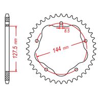 MTX 36 Tooth Rear Sprocket for Ducati 748 SPS Racing 1999-2000