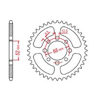 MTX 34 Tooth Rear Sprocket for Kawasaki KLX110L 2010-2020