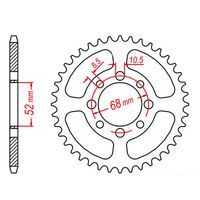 MTX 48 Tooth Rear Sprocket for Kawasaki KE100 1990-2001