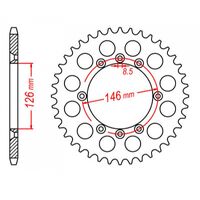 MTX 50 Tooth Rear Sprocket for Suzuki RM100 1979-1981