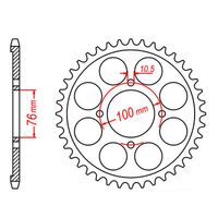 MTX 40 Tooth Rear Sprocket for Suzuki GSX600F Katana 1988