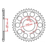 MTX 48 Tooth Rear Sprocket for Suzuki SV650S 1999-2012