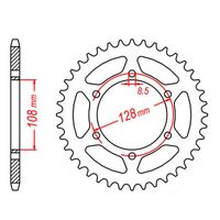 MTX 53 Tooth Rear Sprocket for Suzuki TS125ER 1982-1984