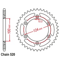 Supersprox 36 Tooth Steel Rear Sprocket for Ducati Monster 600 1994-1999