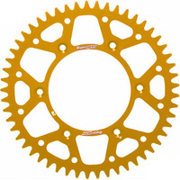 Supersprox 51 Tooth Gold Rear Alloy Sprocket for Husqvarna TE350 1990-1995