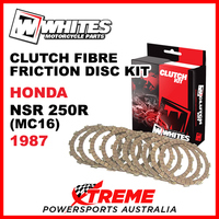 Whites Honda NSR250R MC16 1987 Clutch Fibre Friction Disc Kit