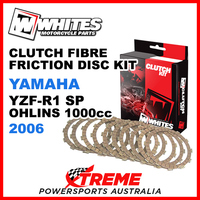 Whites Yamaha YZF-R1 SP 1000cc OHLINS 2006 Clutch Fibre Friction Disc Kit
