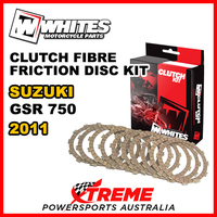 Whites For Suzuki GSR750 GSR 750 2011 Clutch Fibre Friction Disc Kit