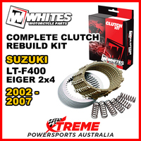 Whites For Suzuki LT-F 400 Eiger 2x4 2002-2007 Complete Clutch Rebuild Kit