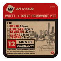 Whites Wheel & Drive Hardware Pack for Kawasaki KX450X 2021-2023
