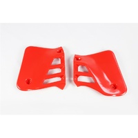 UFO Red Radiator Shrouds for Honda CR 125 1985-1988