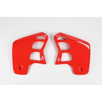 UFO Red Radiator Shrouds for Honda CR 250 1988-1989
