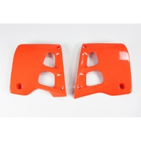 UFO Orange Radiator Shrouds for Honda CR 125 1991-1992