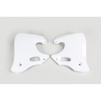 UFO White Radiator Shrouds for Honda CR 125 1993-1994