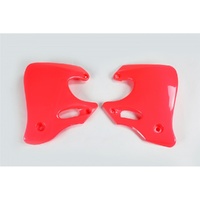UFO Nuclear Red Radiator Shrouds for Honda CR 125 1993-1994