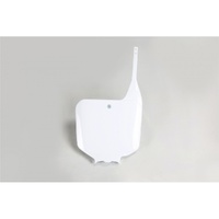 UFO White Front Number Plate for Honda CR 250 1995-1999