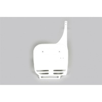 UFO white Front Number Plate for Kawasaki KX 60 1984-2004