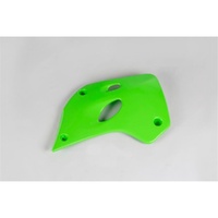 UFO Green Radiator Shrouds for Kawasaki KX 80 1991-1997