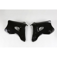 UFO Black Radiator Shrouds for Kawasaki KX 125 1994-1998