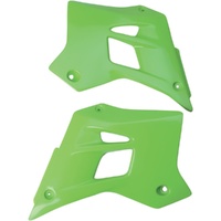 UFO Green Radiator Shrouds for Kawasaki KDX 200 1995-2018
