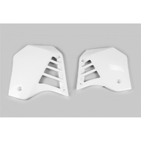 UFO White Radiator Shrouds for Yamaha YZ 125 1987-1988
