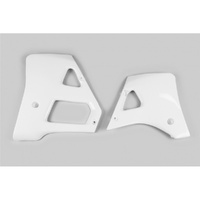 UFO White Radiator Shrouds for Yamaha YZ 360 1989-1989