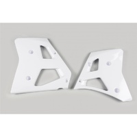 UFO White Radiator Shrouds for Yamaha YZ 360 1990-1990