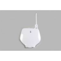 UFO White Front Number Plate for Yamaha YZ 125 1992-1999