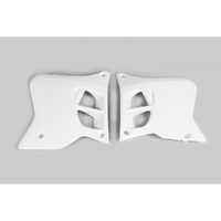 UFO White Radiator Shrouds for Yamaha YZ 125 1993-1995