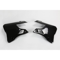 UFO Black Radiator Shrouds for Yamaha YZ 125 1996-2001