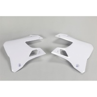 UFO White Radiator Shrouds for Yamaha YZ 125 1996-2001