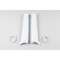 UFO White Fork Guard Protectors for Suzuki RM 250 1992-1995