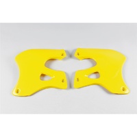 UFO Yellow  Radiator Shrouds for Suzuki RM 250 1996-1998
