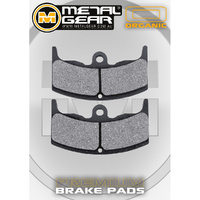 Front Left Brake Pads for HONDA CBX 400 F, F2 1982