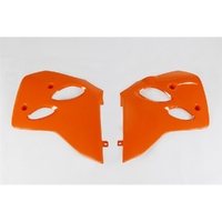 UFO Orange Radiator Shrouds for Ktm SX 380  1993-1998