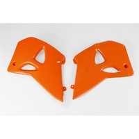 UFO Orange Radiator Shrouds for Ktm SX 400  1999-1999