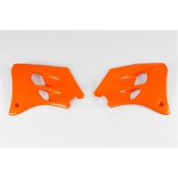UFO Orange Radiator Shrouds for Ktm SX 60 1997-2001