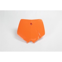 UFO Orange Front Number Plate for Ktm SX 125 1999-2002