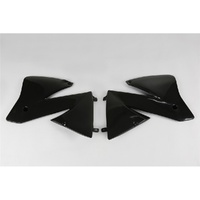 UFO Black Radiator Shrouds for Ktm EXC 380  2001-2002