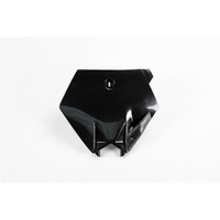 UFO Black Front Number Plate for Ktm SX 85  2004-2012