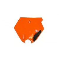 UFO Orange Front Number Plate for Ktm SX 85  2004-2012