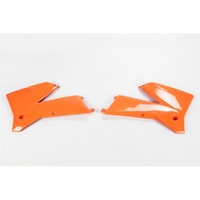UFO Orange Radiator Shrouds for Ktm SX 250 2005-2006