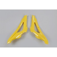 UFO Yellow Radiator Shrouds for Husqvarna TC 250 2005-2007