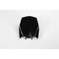UFO Black Front Number Plate for Husqvarna TC 449 2011-2013