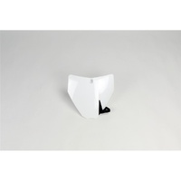 UFO White Front Number Plate for Husqvarna TC 300 2014-2015