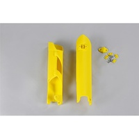 UFO Yellow Fork Guard Protectors for Husqvarna TC 125 2014-2014