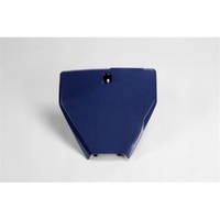 UFO Black Front Number Plate for Husqvarna FC 450 2016-2022